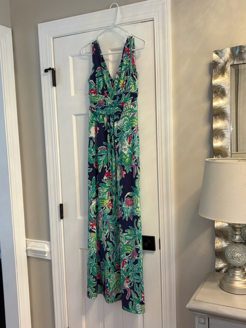 Lilly Pulitzer 🏖️ Sloane Maxi V-Neck Sleeveless Resort Dress - Size: XSmall